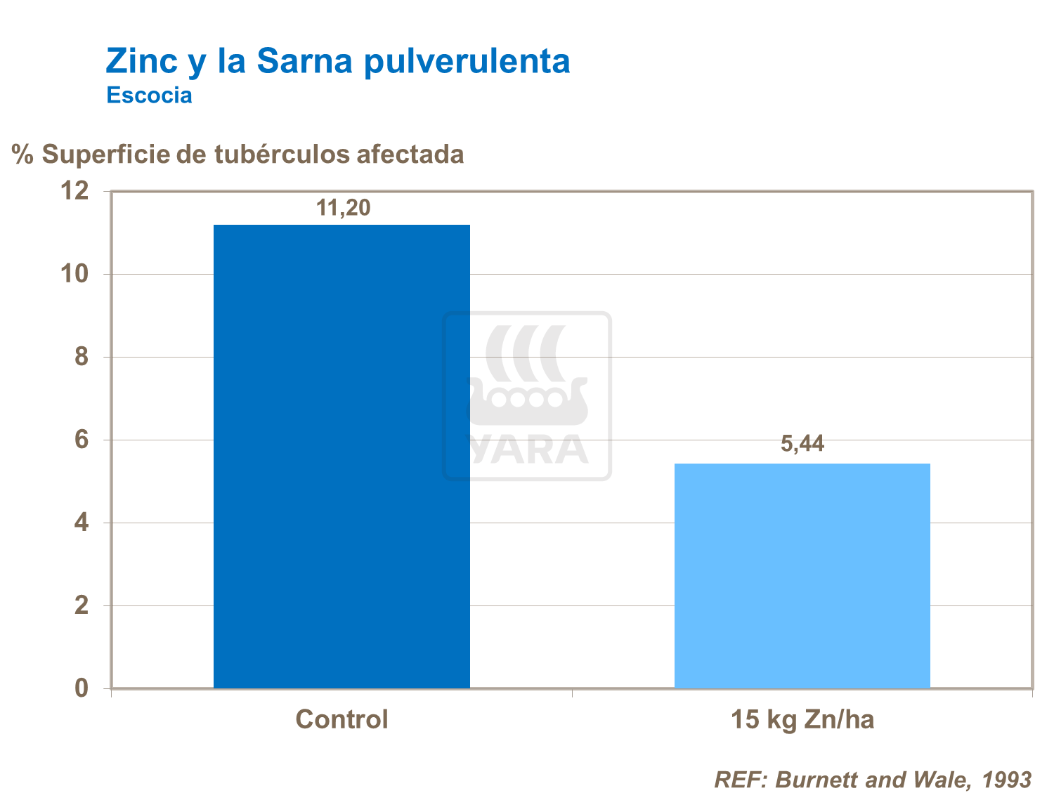 Zinc y la sarna pulverulenta